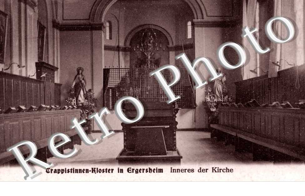 choransicht des Trappistinnenklosters Ergersheim, inneres der kirche