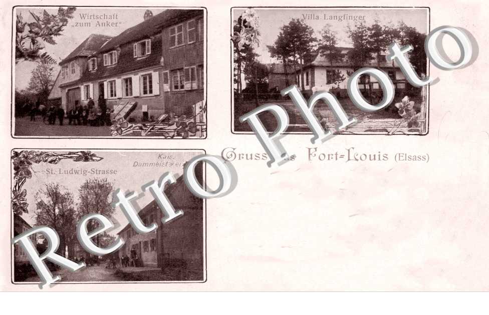 Villa Langfinger, Wirtschaft "zum Anker", Saint-Ludwig-Strasse