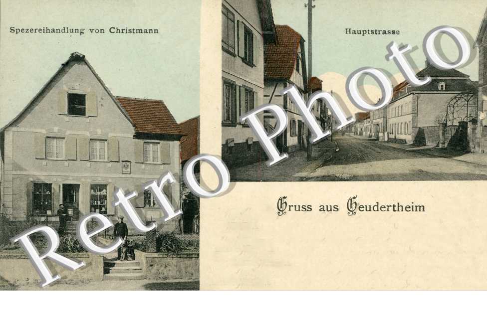 Spezereihandlung von Christmann, Haupstrasse