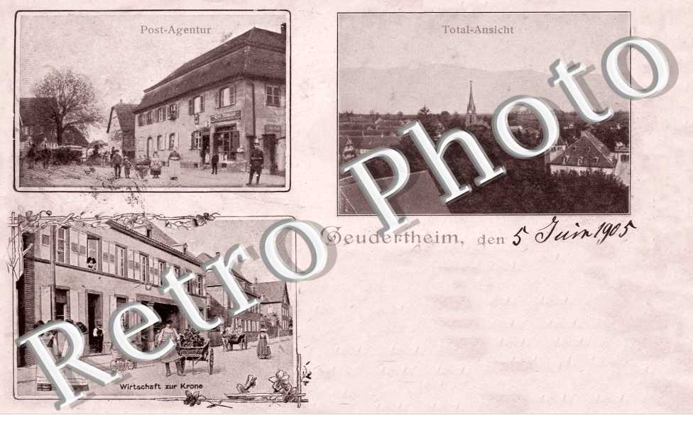 Post-Agentur, Total-Ansicht, Wirtschaft zur Krone