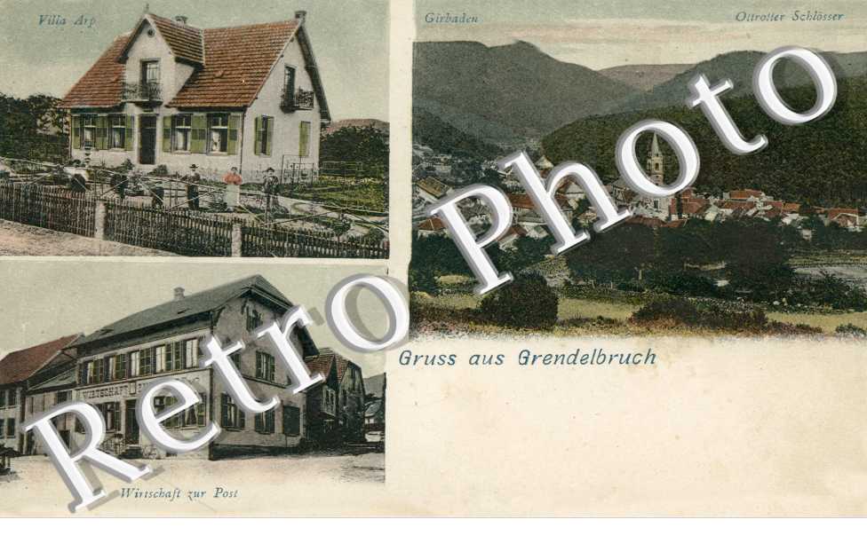 Villa Arp, Girbaden, Wirtschaft zur Post, Ottrotter Schlosser