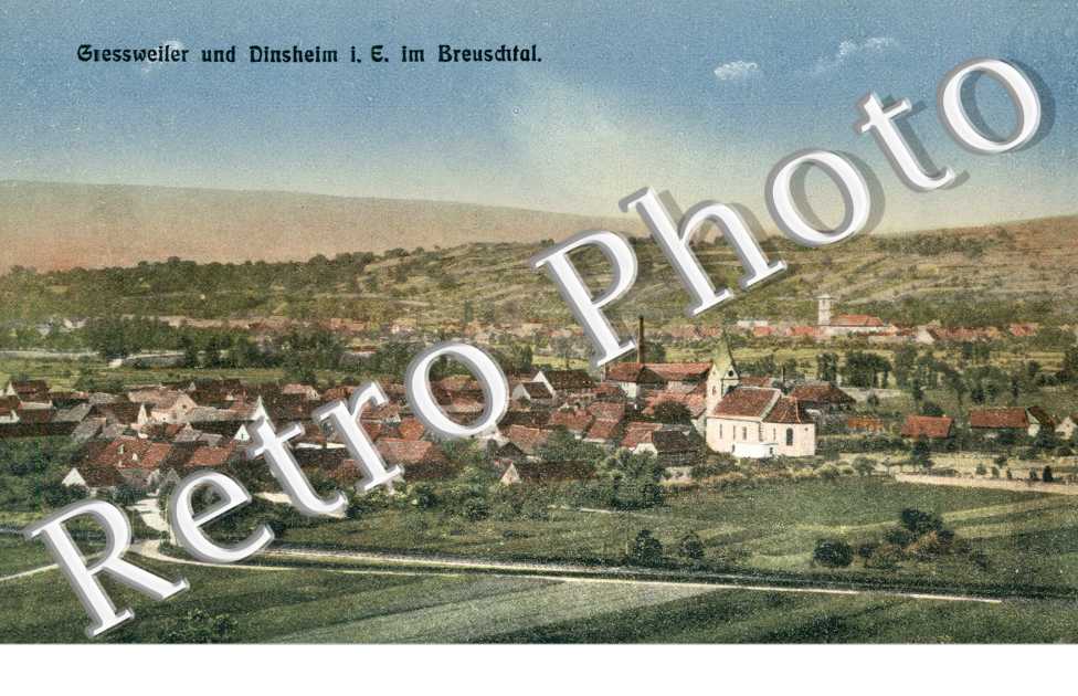 Gresswiller und Dinsheim i. E. im Breuschtal
