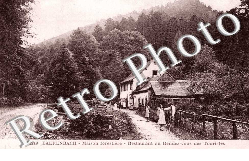 Maison forestiere, Restaurant au Rendez-Vous des Touristes, Baerenbach
