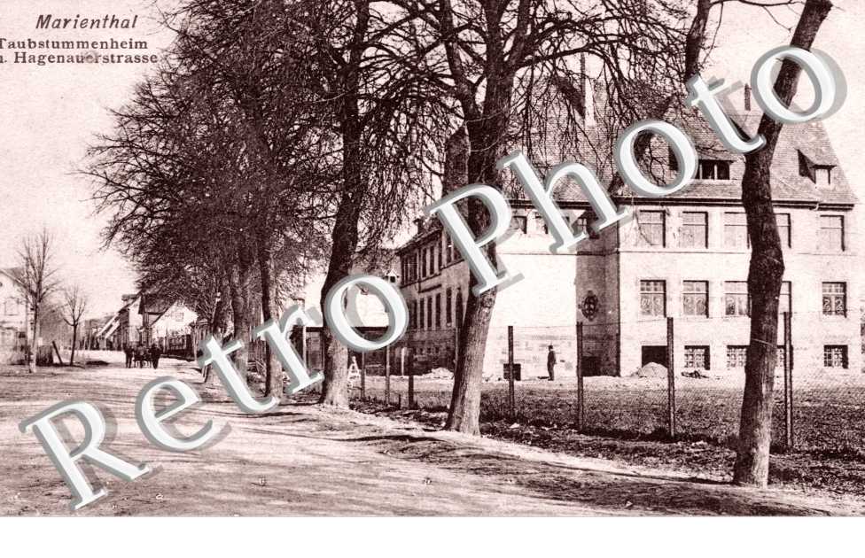 Taubstummenheim und Hagenauerstrasse