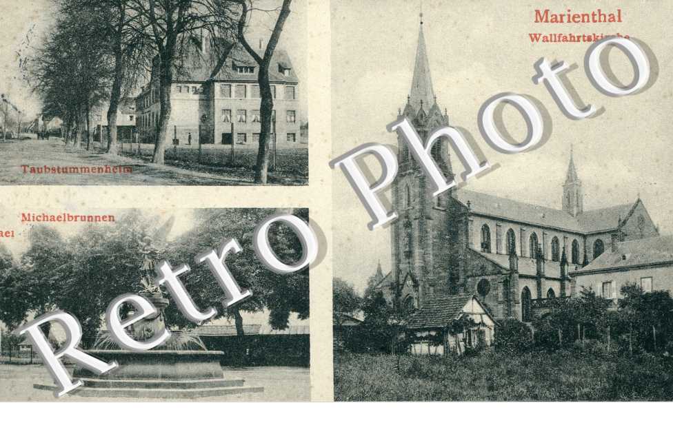 Michaelbrunnen  Taubstummenheim  Wallfahrtskirche