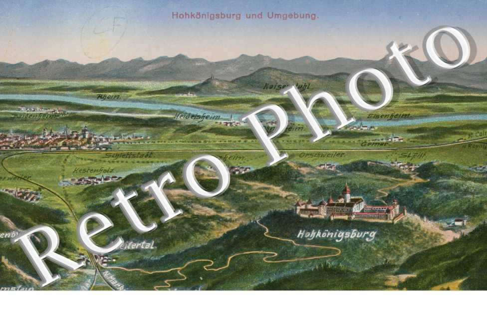 Hohkonigsburg und Umgebung