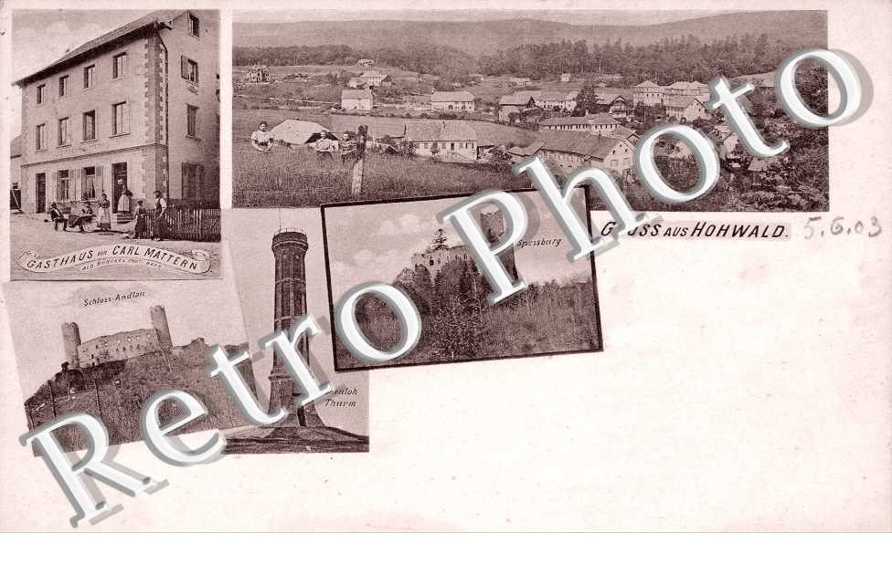 Gruss Aus - Gasthaus Carl Mattern - Vue Générale - Tour - Château