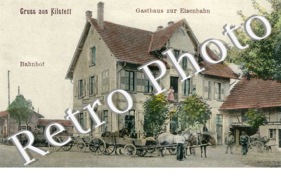 Gasthaus zur Eisenbahn;, Bahnhof