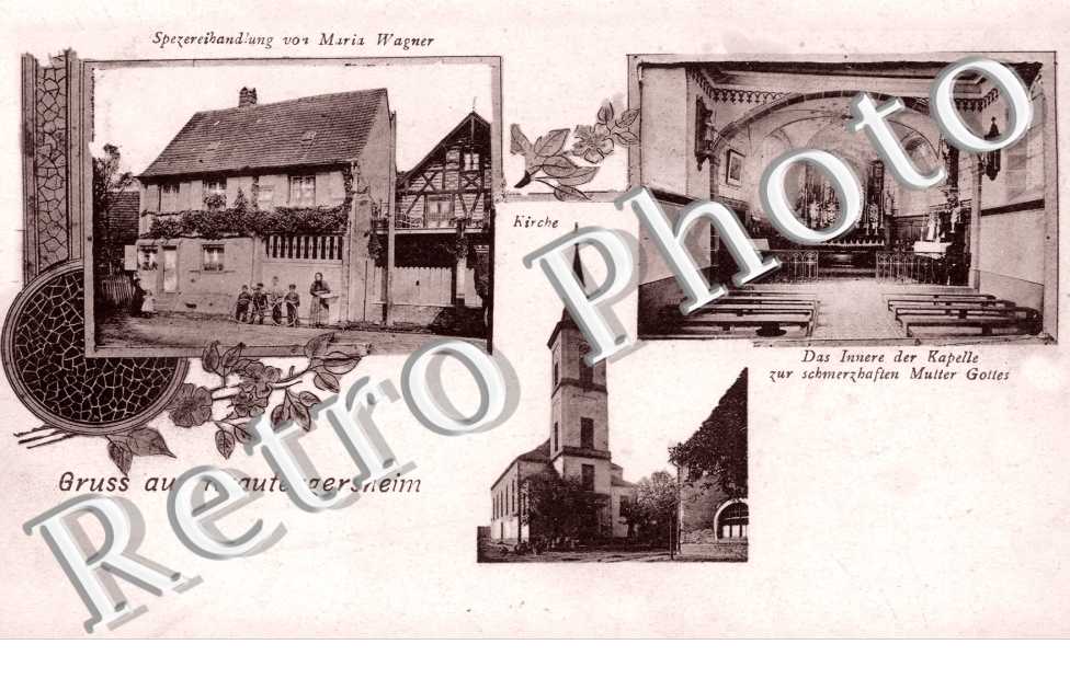 Kirche, Das Innere der Kapelle zur schmerzhaften Mutter Gottes, Spezereihandlung von Maria Wagner