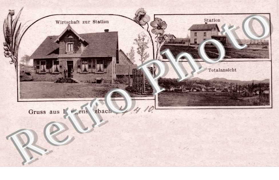 totalansicht, station, wirtschaft zur station