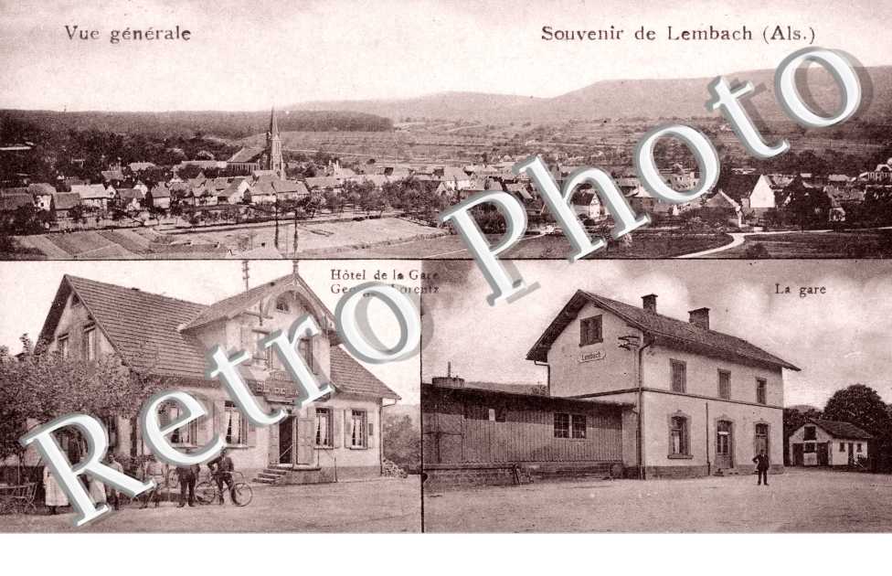 Hotel de la Gare Georges Lorentz, Vue Generale, la Gare