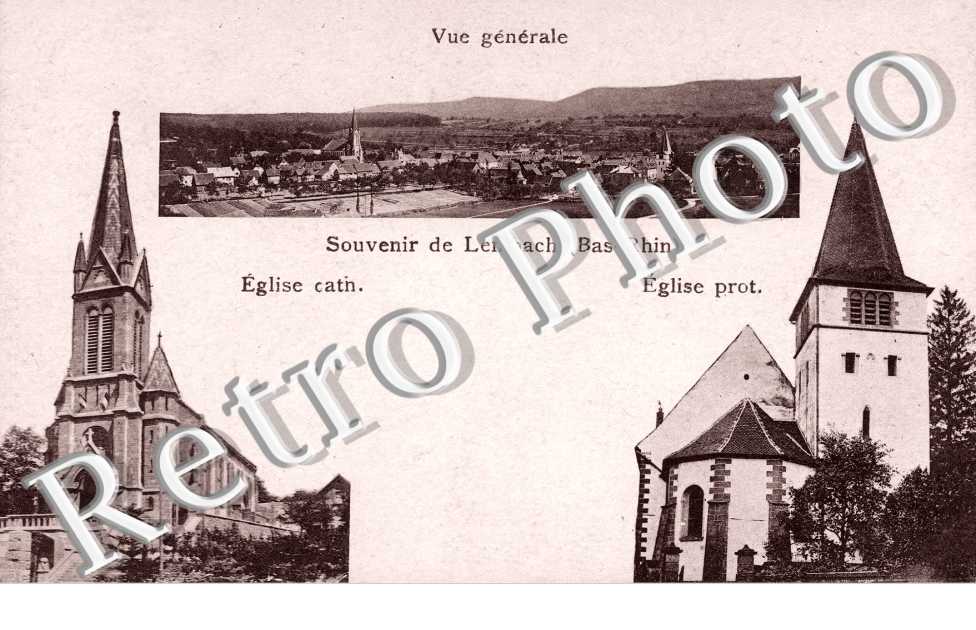Eglise catholique, Eglise protestante, Vue Generale