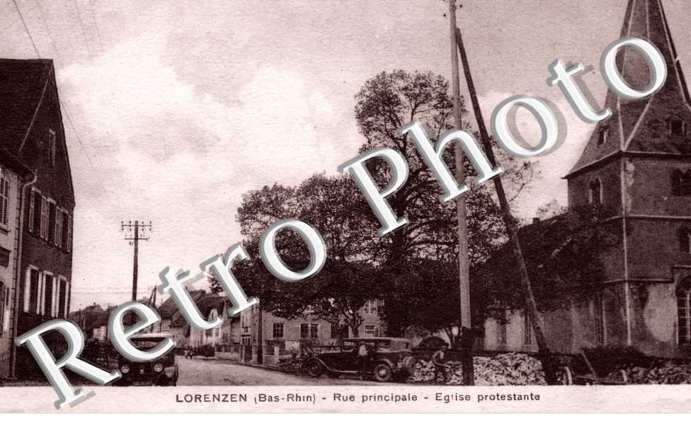 rue principale, eglise protestante