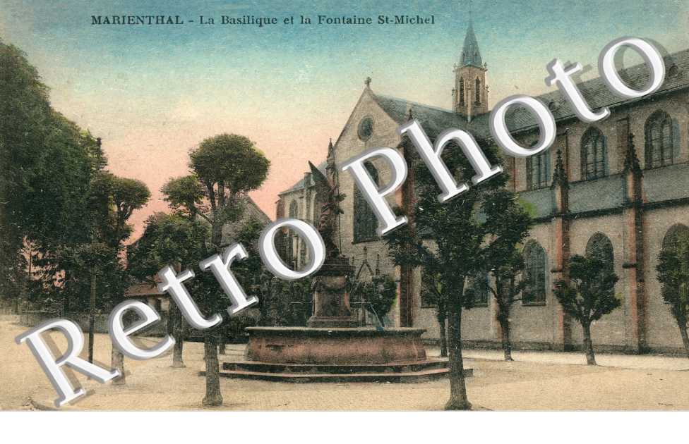 La Basilique et la fontaine st michel