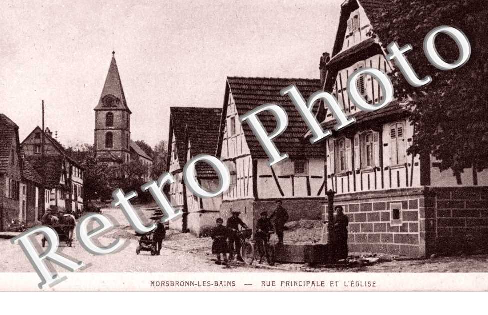 Rue principale de l'eglise