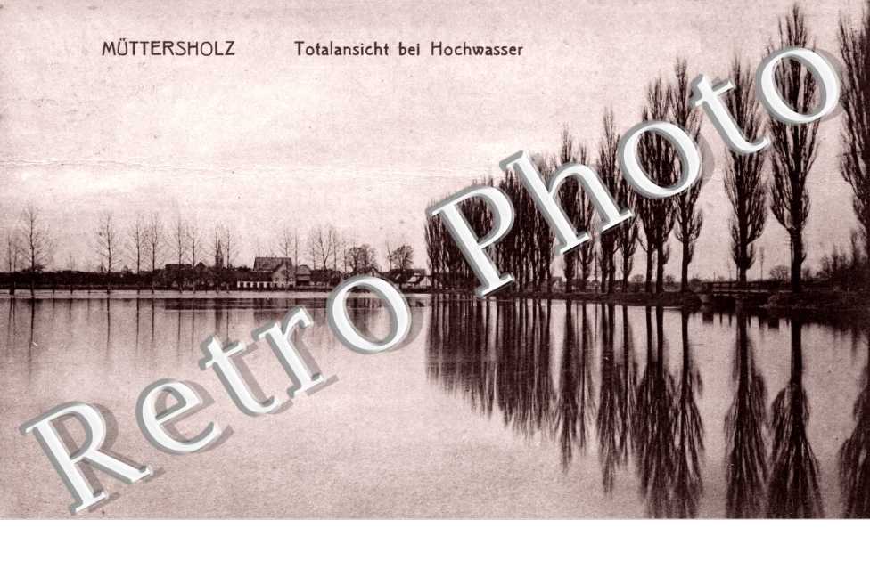 Totalansicht bei Hochwasser