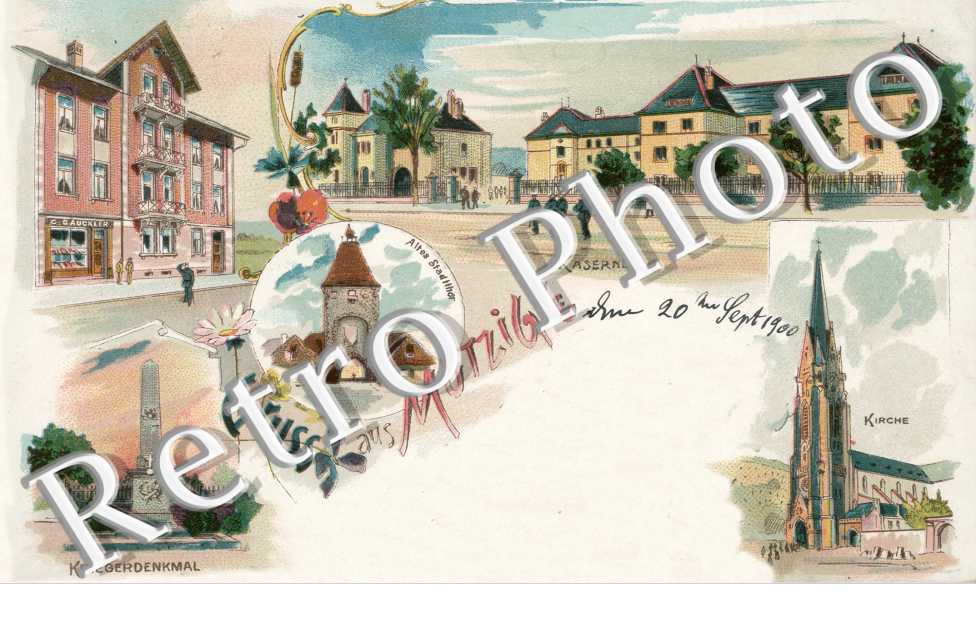 Kaserne, Kriegerdenkmal, Altes Stadtthor