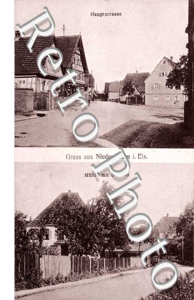 Haptstrasse - Muhle mit Schloss