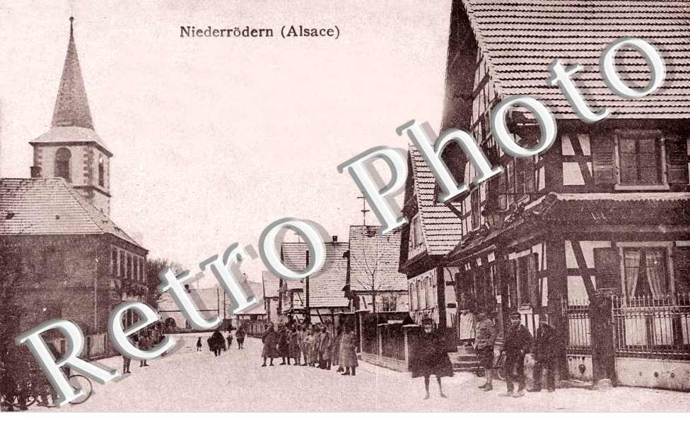 Une rue vers eglise