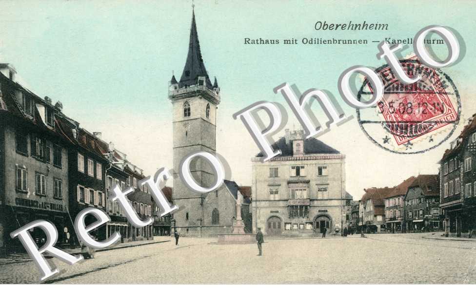 Rathaus mit Odilienbrunnen, Kapellenturm