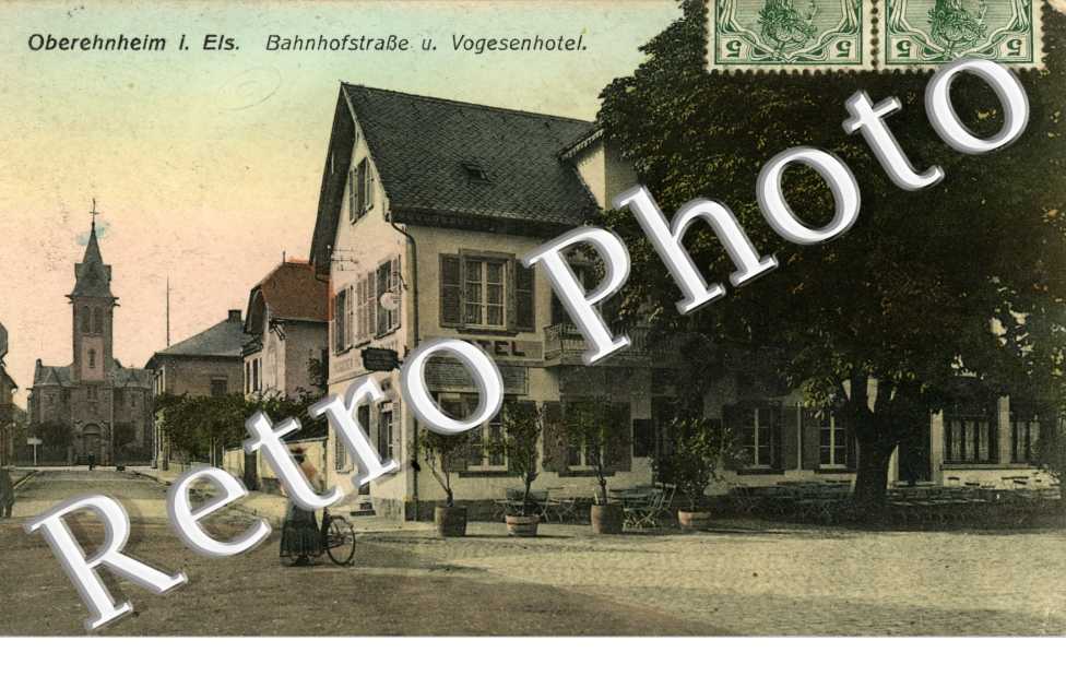 Bahnhostrasse u. Vogesenhotel