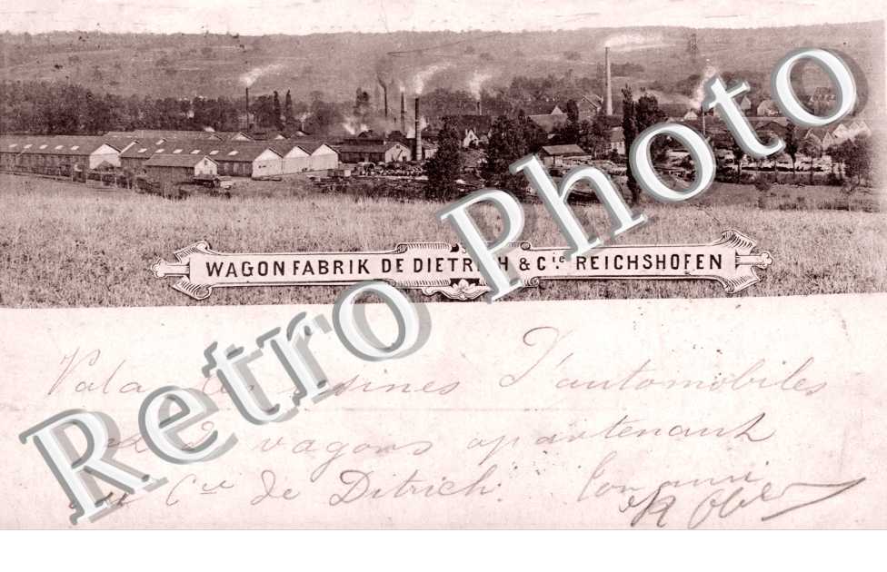 Wagon Fabrik De Dietrich & cie Reichshofen