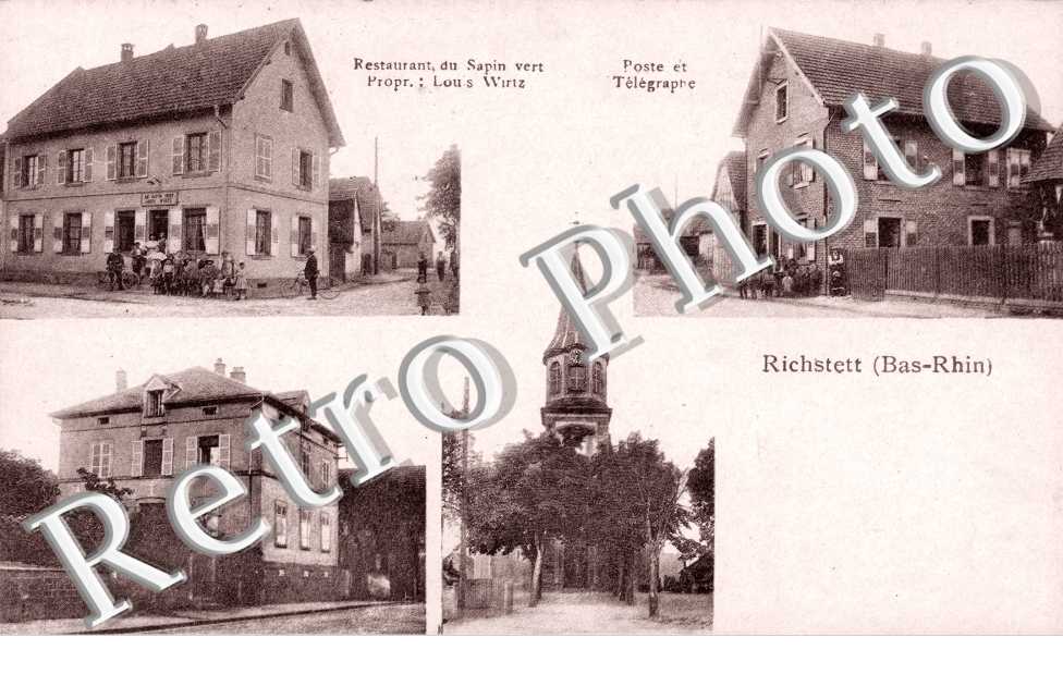 Poste et telegraphe - restaurant du sapin vert - propriete Louis Wurtz