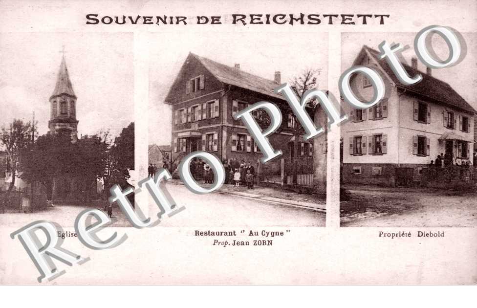 Restaurant " au cygne" - propriete Diebold - eglise