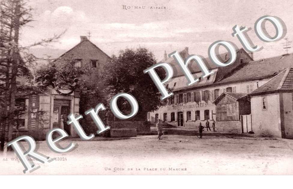 Un coin de la place du marche