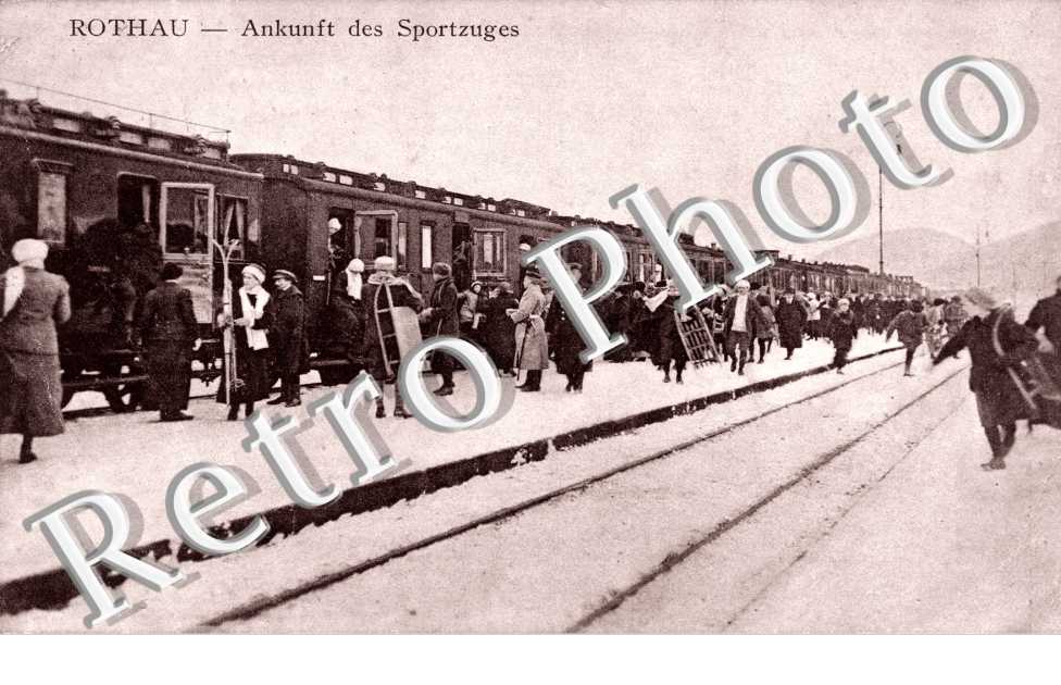 Ankunft des Sportzuges 