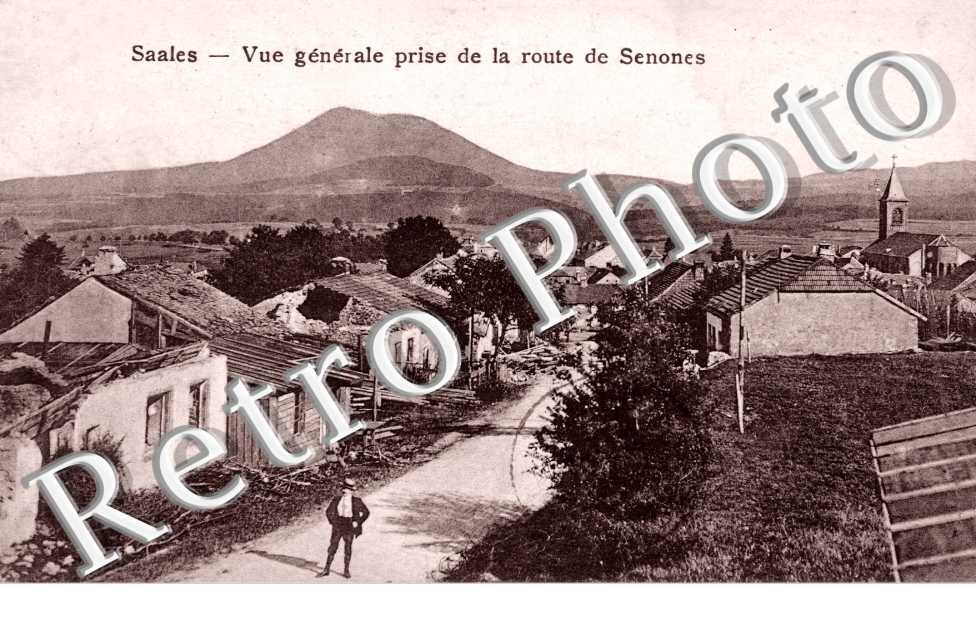 Vue generale prise de la route de senones
