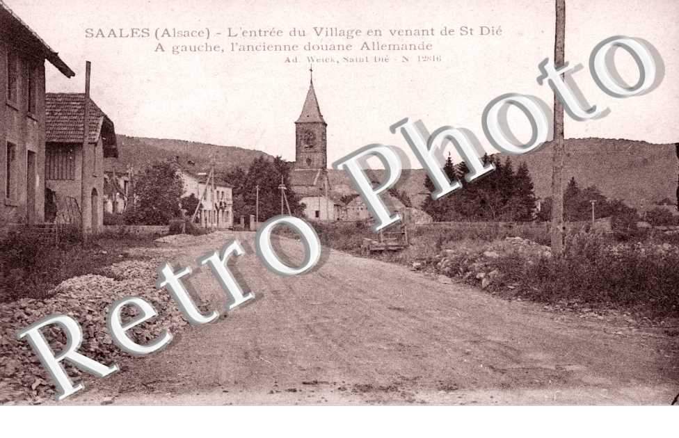 entree du village Ancienne Douane Allemande