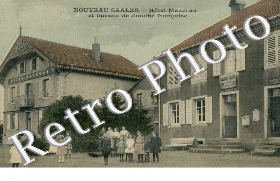 Hotel mazeran et bureau de douane francaise. nouveau saales