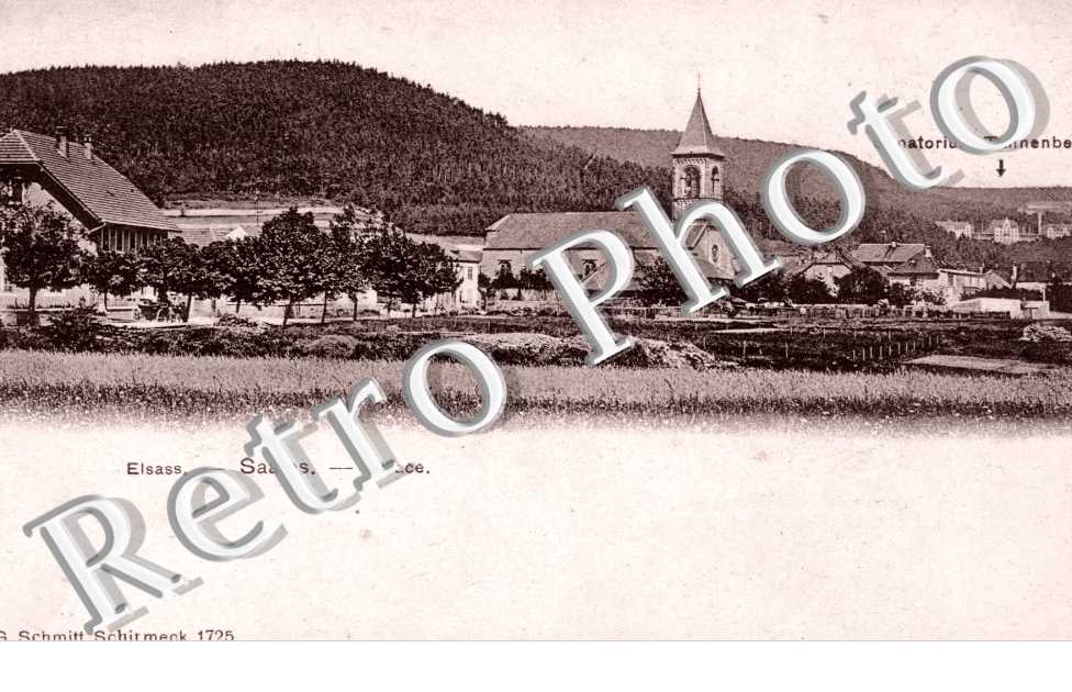 vue generale Eglise et Sanatorium