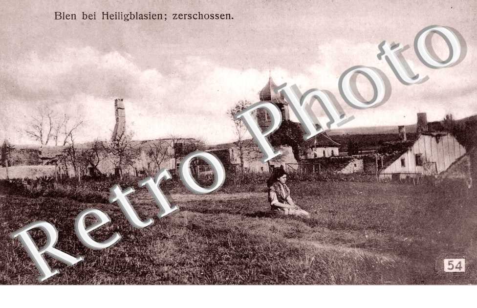 Blen bei Heiligblasien; zerschossen