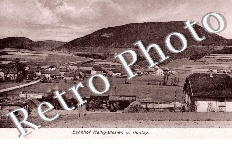 Bahnhof Heilig-Blasien und Pontay