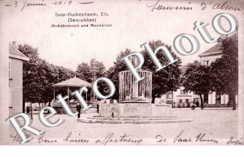 Kioske a musique et fontaine