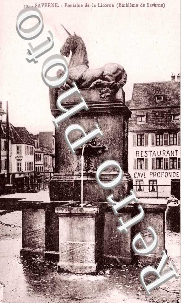 Fontaine  de la Licorne