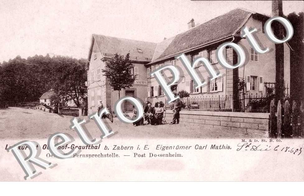 Oeffentl. Fernsprechstelle, Post Dossenheim