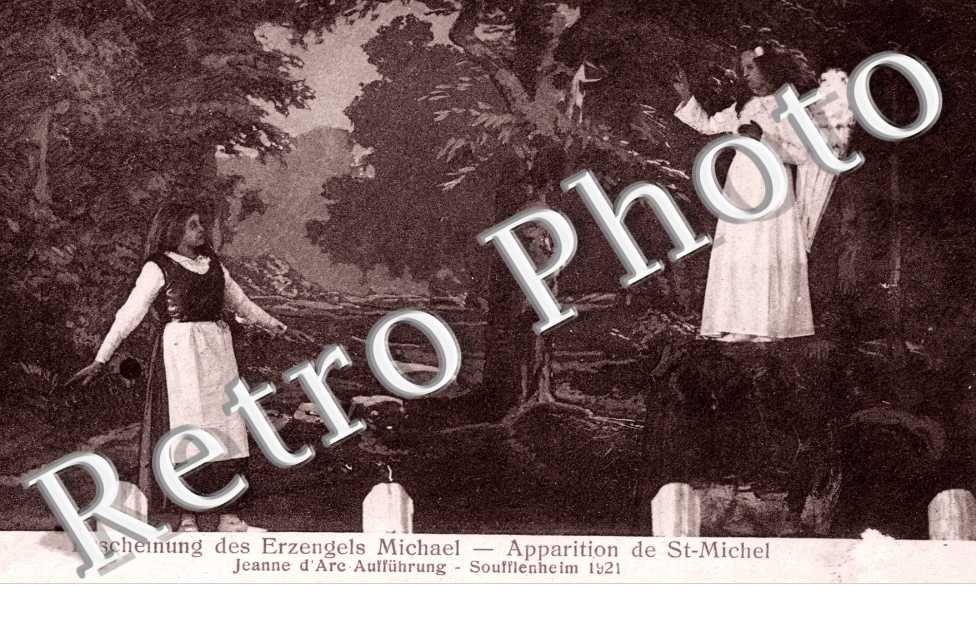 Apparition de Saint-Michel - Jeanne d'Arc Auffuhrung 1921