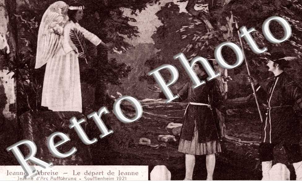 Le depart de Jeanne - Jeanne d'Arc Auffuhrung 1921