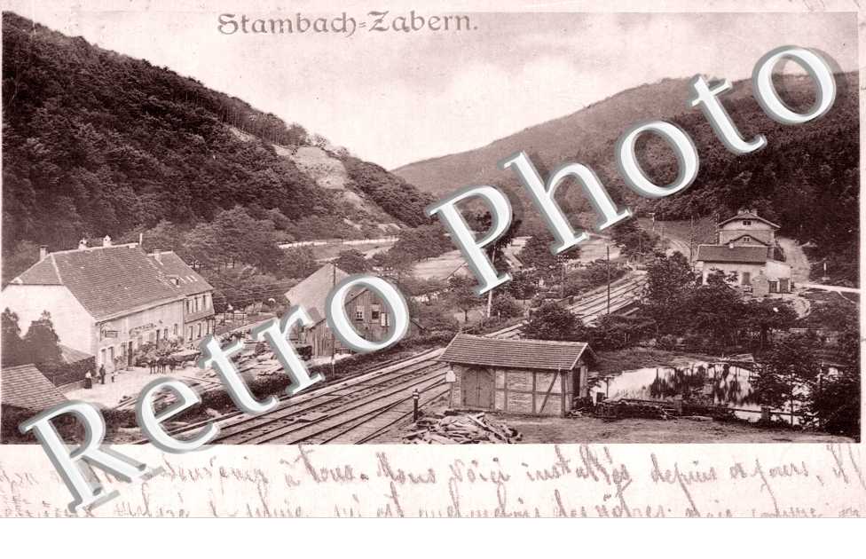 Vue de la Vallee et du Chemin de Fer