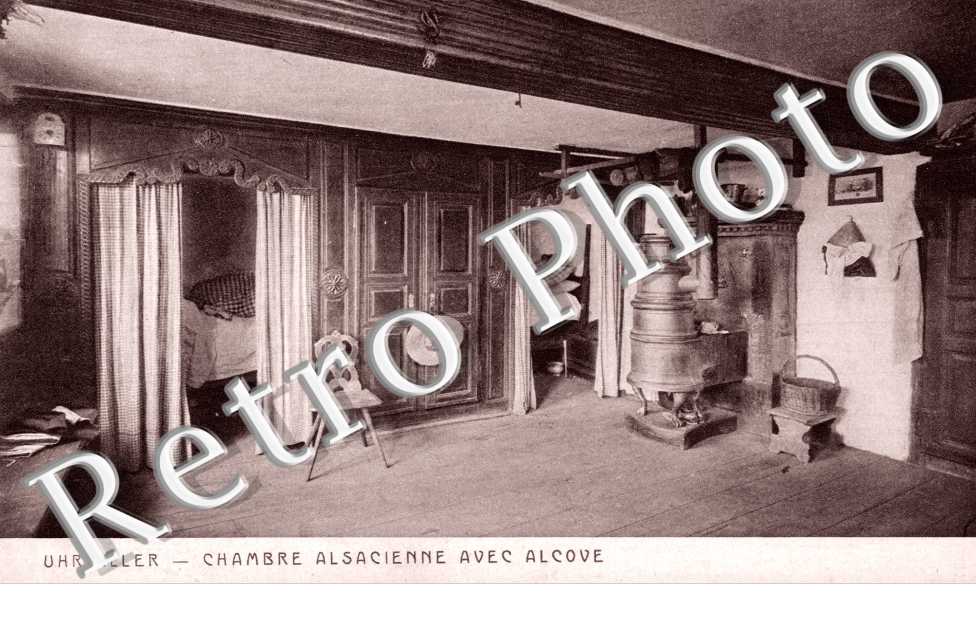 Chambre alsacienne avec alcove