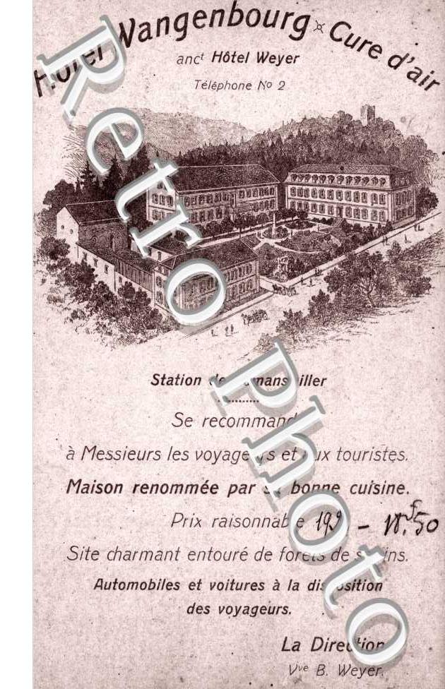 Hotel Cure d'air Station de Romanswiller