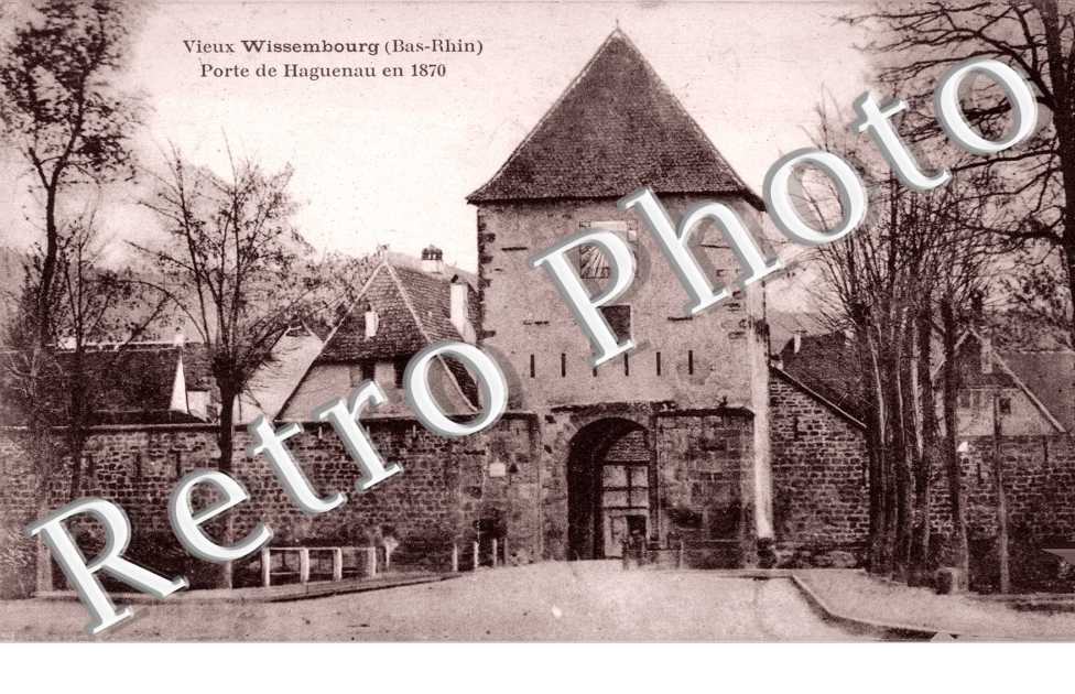 Porte de Haguenau en 1870