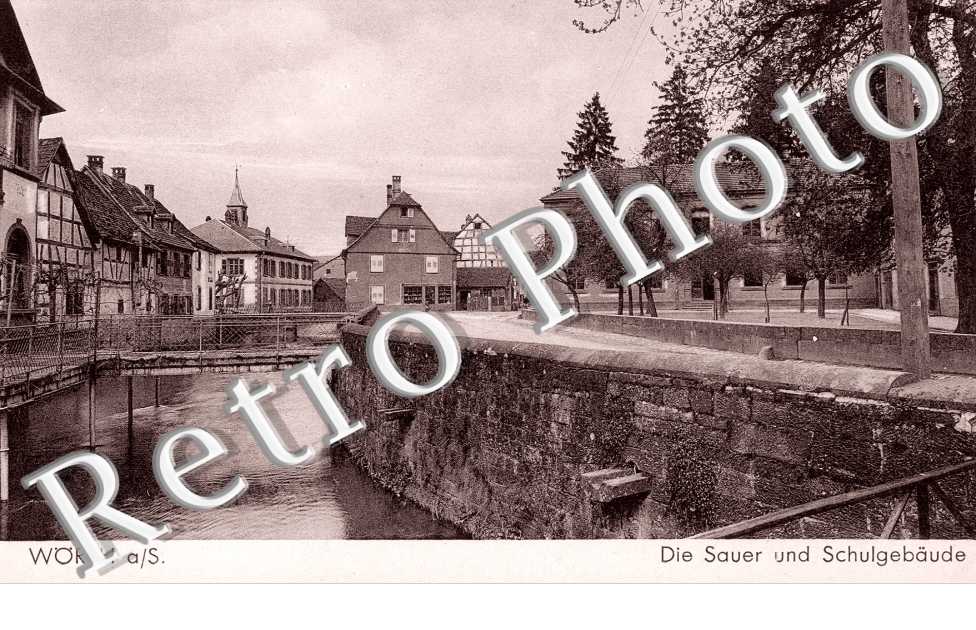 die Sauer und Schulgebaude