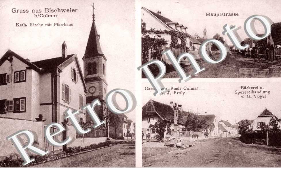 haupstrasse kath kirche mit pfarrhaus