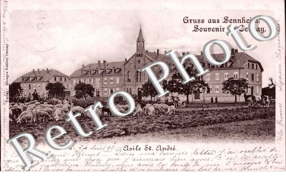 Gruss aus..Souvenir de .. Asile St Andre