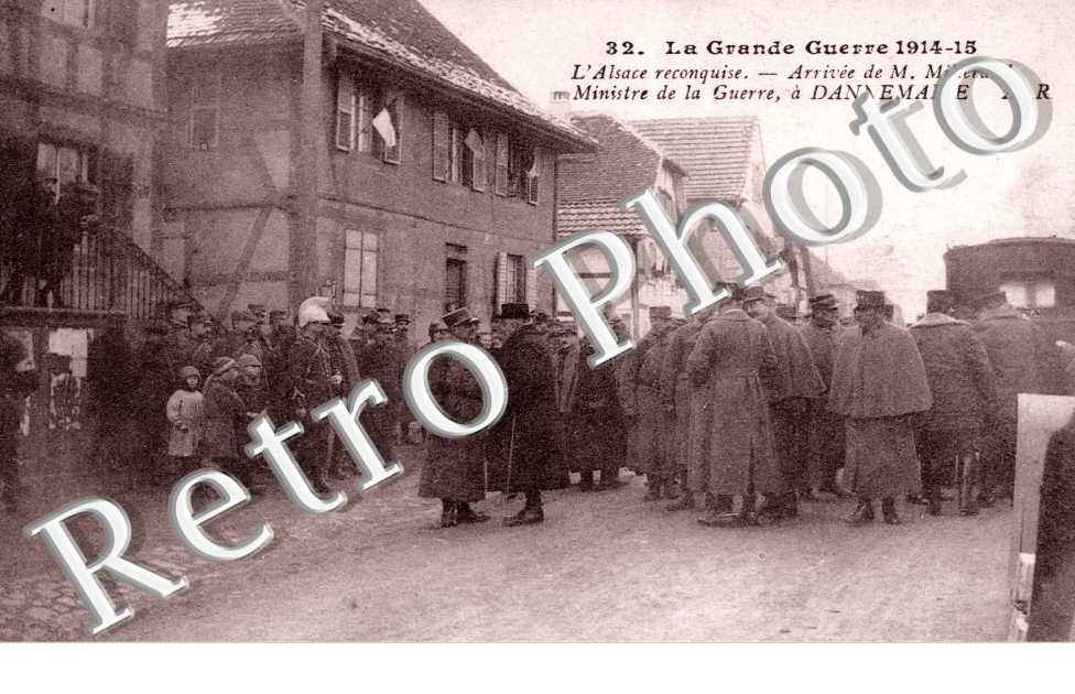 Arrivee de Monsieur Millerand Ministre de la Guerre, la Grande Guerre 1914-1915