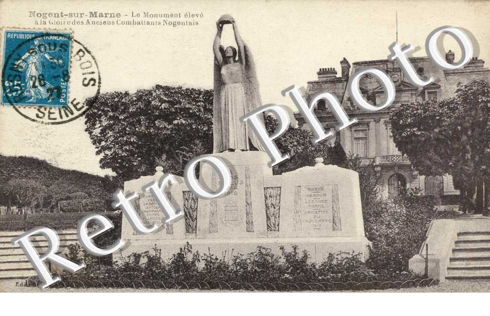 Le Monument eleve a la Gloire des Anciens Combattants
